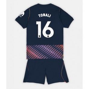 Tottenham Hotspur Sandro Tonali #16 Replika Bortatröja Barn 2026-27 Kortärmad (+ Korta byxor)